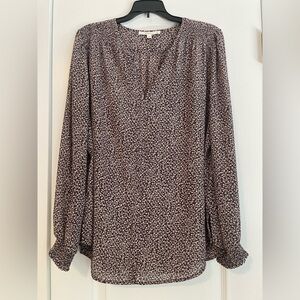 Fun 2 Fun Purple and White Blouse